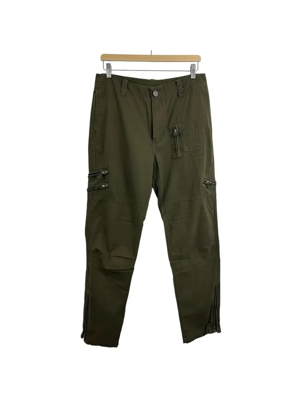 FREE KNIGHT CARGO TACTICAL GREEN PANTS SIZE 32